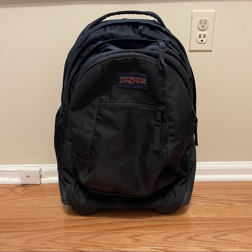 JanSport Driver 8 Backpack (Rolling Backpack) - Black